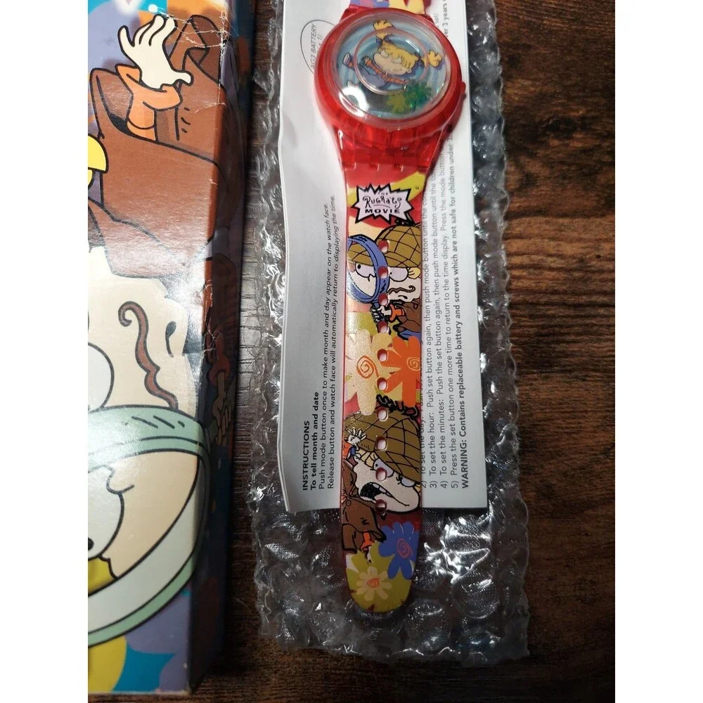 The Rugrats Movie Watch Angelica Floating Flowers Viacom 1998 Untested/Need Batt